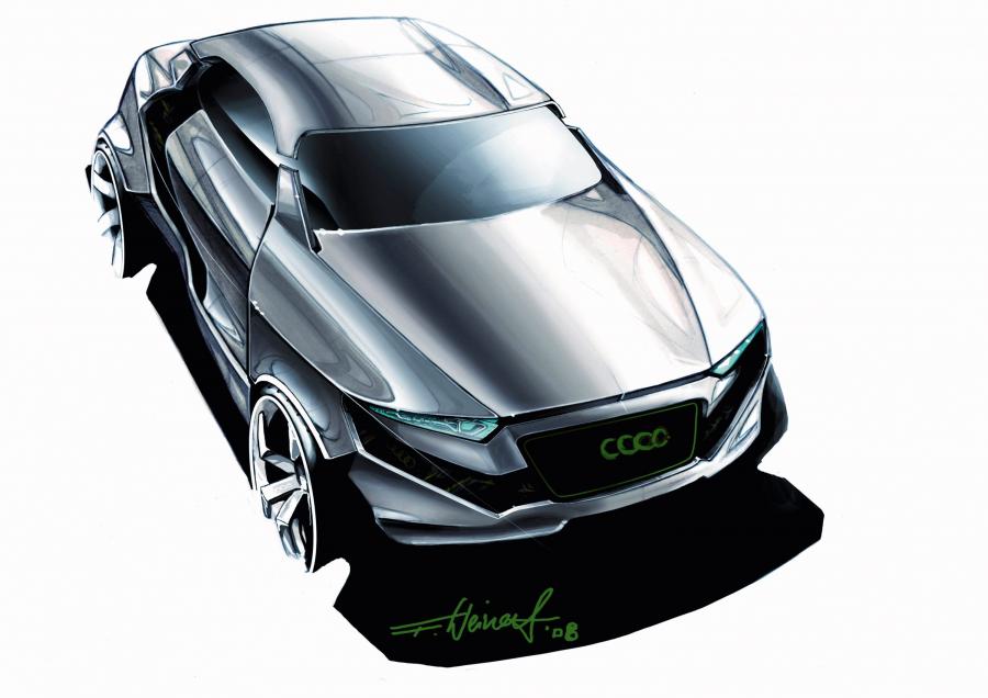 Эскиз Audi Intelligent Emotion Project 2009 года  (фото 2 из 18)